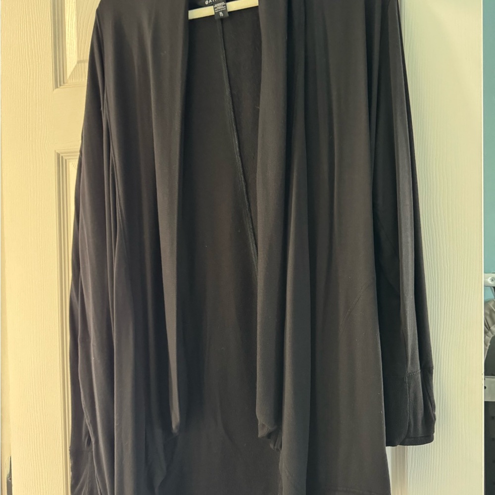 Athleta Women's Black Open Cardigan